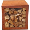 prima terra Kaminholzregal Infinita Edelrost - 38 x 38 cm