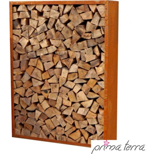 prima terra Kaminholzregal Infinita Edelrost - 158 x 158 cm