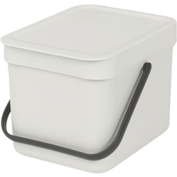 Brabantia Sort & Go - Pattumiera 6 L - Light Grey