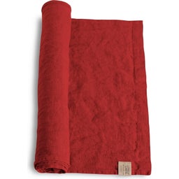 Lovely Linen Table Runner - Real Red