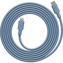 AVOLT Cable 1 USB-C to Lightning Ladekabel - Shark blue