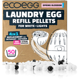 Recharge pour Oeuf de Lavage - 4en1 Blanc & Clair, 50 Lavages - Spring Blossom