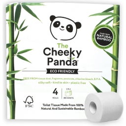 Cheeky Panda Toilettenpapier - 4 Rollen x 200 Blatt