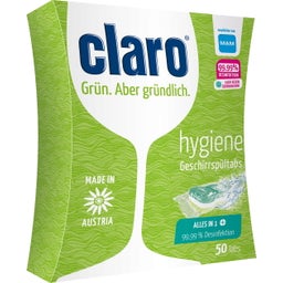 claro ÉCO Tablettes Lave-Vaisselle - Hygiène - 50 pièces