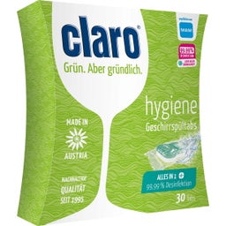 claro ÉCO Tablettes Lave-Vaisselle - Hygiène - 30 pièces