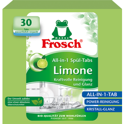 Frosch All-in-1 Dishwasher Tabs - Lime - 30 items