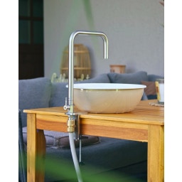 Trinkwasserschlauch mit Trinkwasserkupplung - Greige