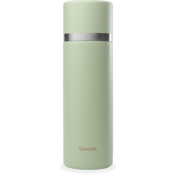 Qwetch Edelstahl Isotherm Flasche, 750ml - Matt Lindgrün