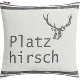 PORTO Cushion Cover "Platzhirsch", smooth