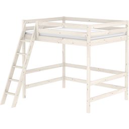 CLASSIC High Bed with Inclinded Ladder, 200 x 140 cm