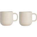 Ellen - Tazza con Manico - Set di 2 Pezzi, Off white