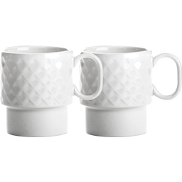sagaform Coffee & More Kaffeetasse 2er Set - White
