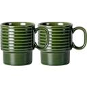 Coffee & More - Set di 2 Tazzine da Caffè - Green