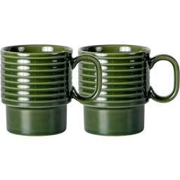 Coffee & More - Set di 2 Tazzine da Caffè - Green