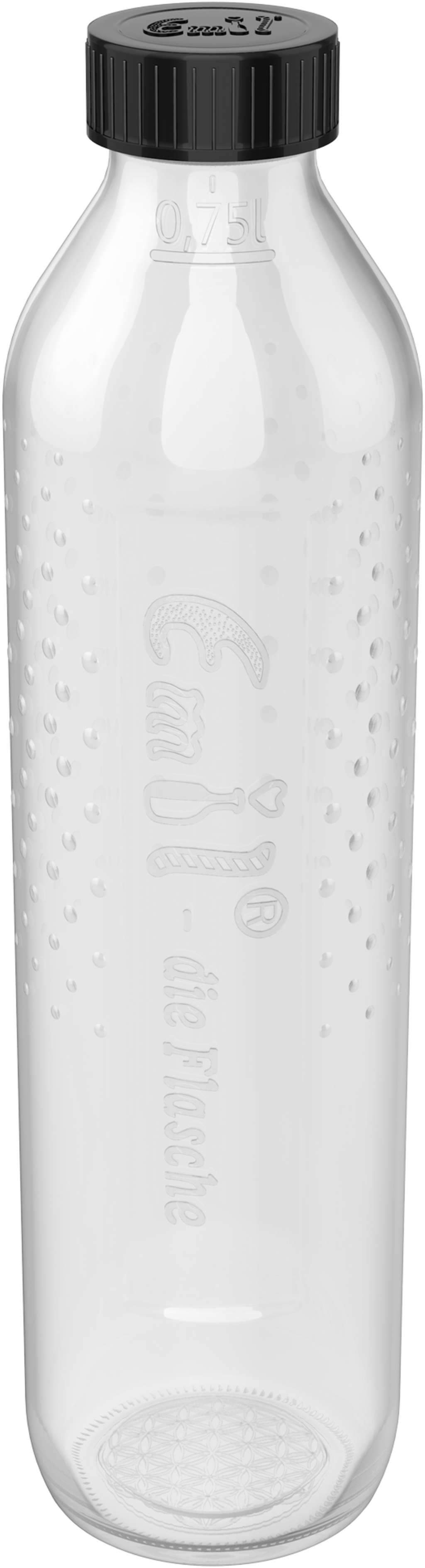 Emil – die Flasche® Flaska Lotus - 0,75 L flaska med bred hals