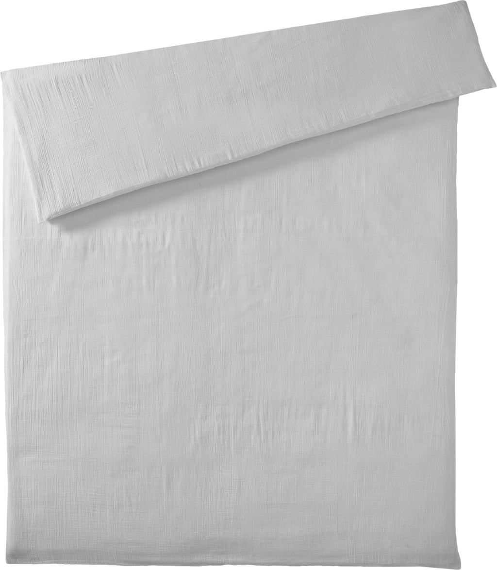 elegante Halbleinen Deckenbezug Breezee Hellgrau - 135/140 x 200 cm