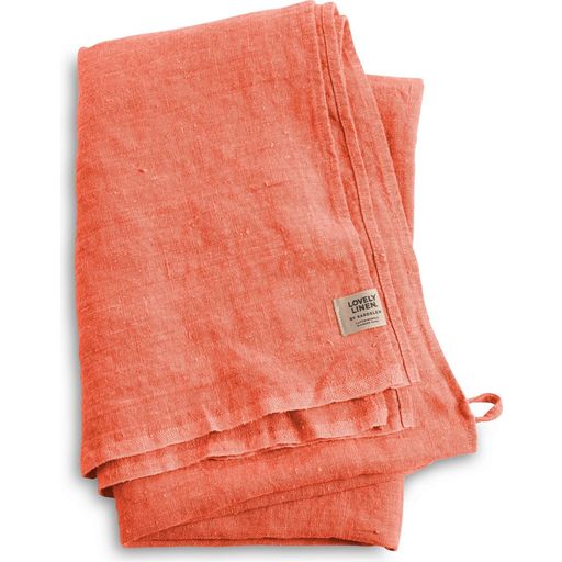 Lovely Linen Hamam handduk / Bastu handduk - Peach