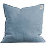 Lovely Linen Cushion Cover "Misty Raw Edge"