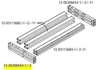 Spare Part: Classic Posts 12-06306654-1 / -2 / -11 for Single Bed