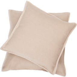 Sylt - Funda de Cojín con Punto Decorativo, 50x50 cm - Beige