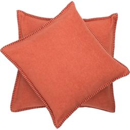SYLT Uni Cushion Cover with Decorative Stitch, 40 x 40 cm