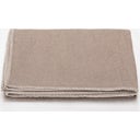 SYLT Blanket with Decorative Stitch, Mud