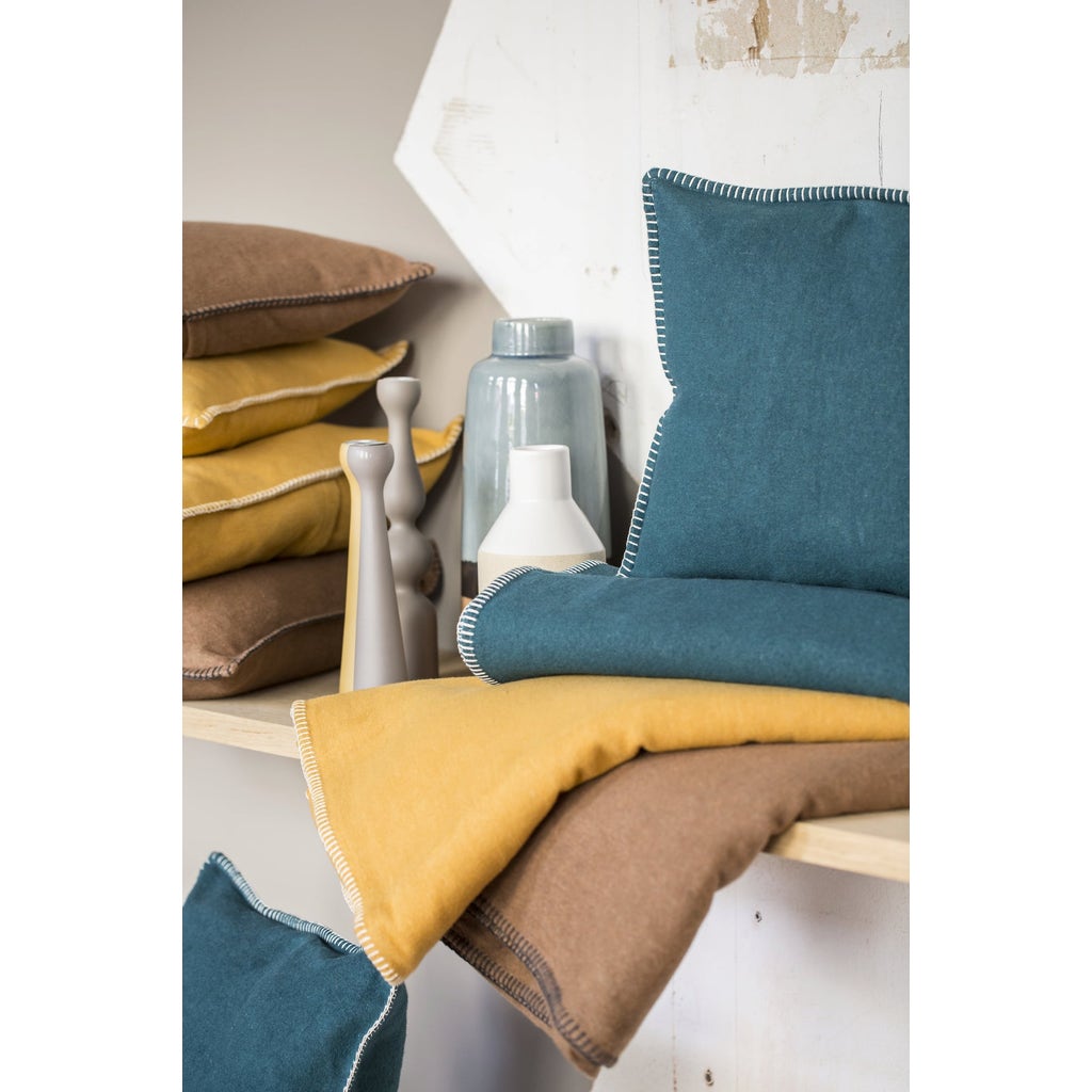 David Fussenegger Decke SYLT uni mit Zierstich Interismo