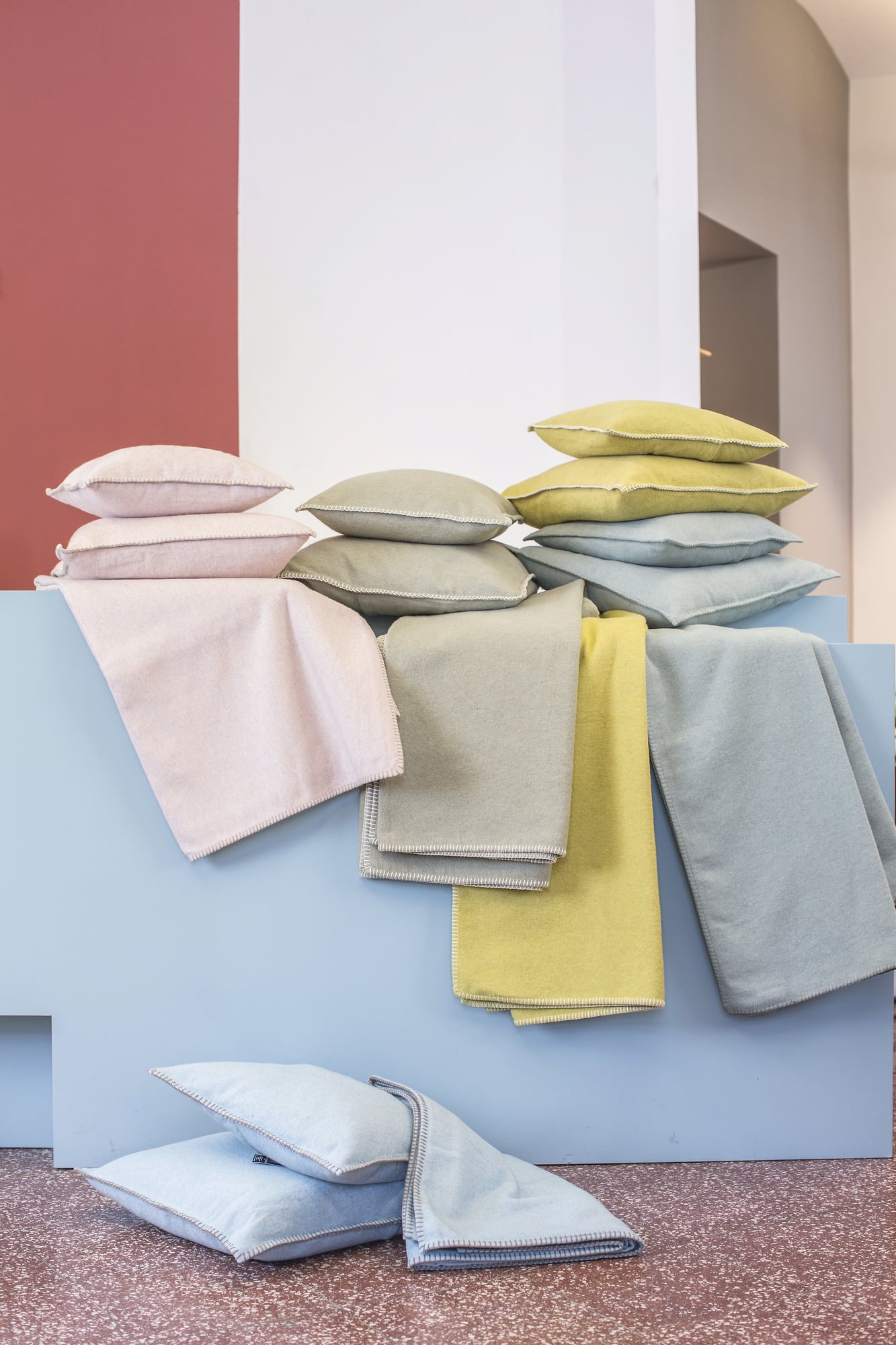 David Fussenegger SYLT Blanket with Decorative Stitch