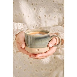 IB Laursen Tasse mit Herz - Grün