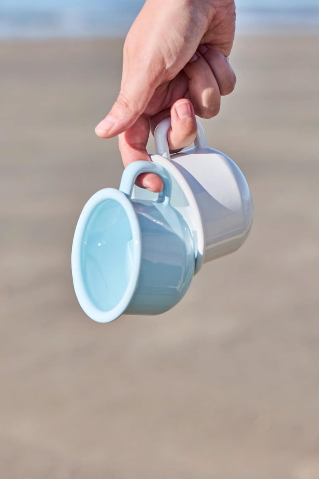 IB Laursen Tasse aus Emaille - Weiß