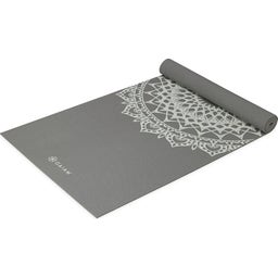 GAIAM Yoga Mat 5 mm Printed - Dark Greige Marrakesh