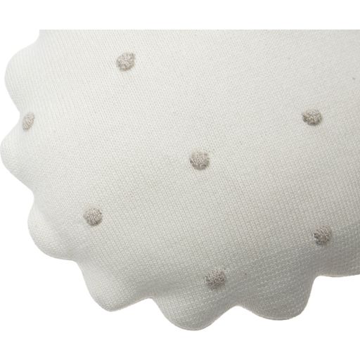 Lorena Canals Knitted Pillow - Round Biscuit - Ivory