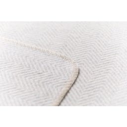 David Fussenegger SILVRETTA Plaid en Flanelle Chevrons - blanc brut