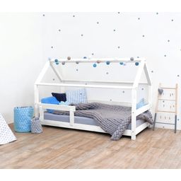 House Bed - TERY with Safety Rail - White