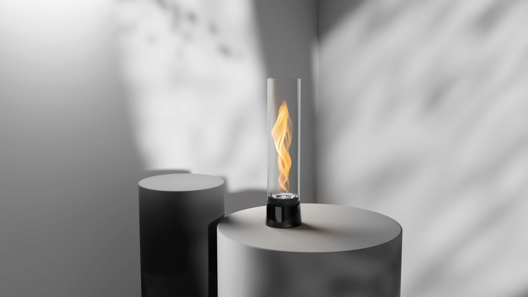höfats SPIN air 1200 Tischfeuer Emaille - Schwarz