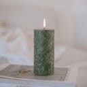 Eulenschnitt Olive Pillar Candle, large - Green
