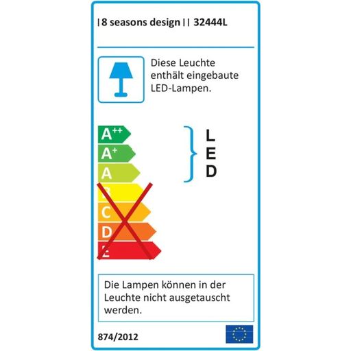 8 seasons design Leuchtwürfel Shining Cube (Solar)