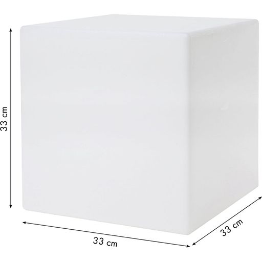 8 seasons design Cube Lumineux Shining Cube (Solaire) - Hauteur 33 cm