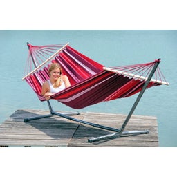 SummerSet: L-Size Stabhängematte Aruba + Gestell Sumo - 1 Set