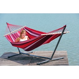 SummerSet: L-Size Stabhängematte Aruba + Gestell Sumo - 1 Set