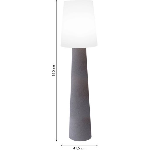 8 seasons design No. 1 - 160 cm, Lampadaire (SOLAIRE) - Stone
