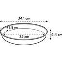 elho loft urban saucer round 34 - ocra