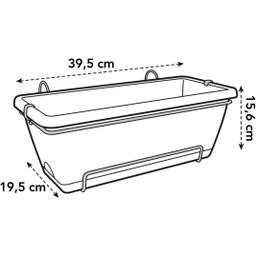 elho barcelona Balcony Box 40cm