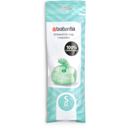 PerfectFit Müllbeutel - biologisch abbaubar - 6L (S) - 10 Stück pro Rolle