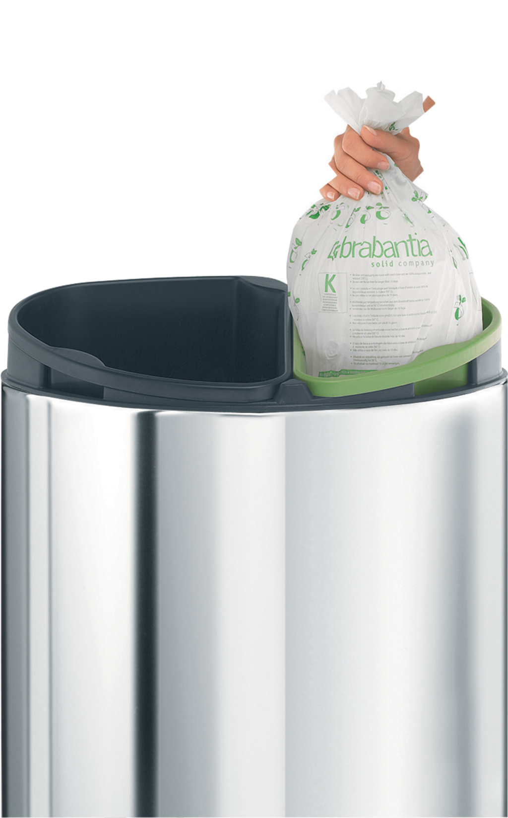 Brabantia PerfectFit Bin Liners - Biodegradable - 10-12L (C) - 10 Pieces per Roll