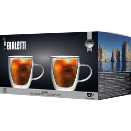 Bialetti 2-tlg. Gläserset Capri, doppelwandig - 350 ml