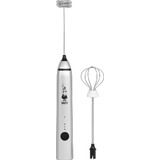 Handheld Milk Frother with 2 Whisks & USB Connection, Silver