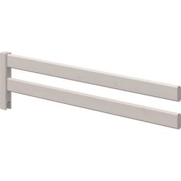 CLASSIC 3/4 Absturzsicherung für Classic Betten 200 cm - Grau lasiert