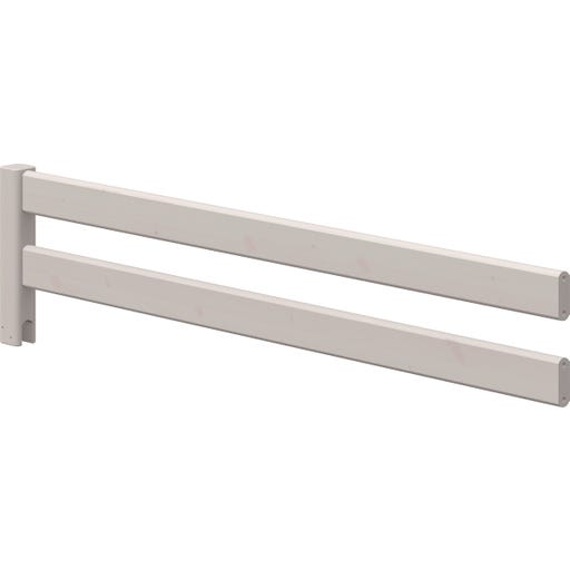 CLASSIC 3/4 Absturzsicherung für Classic Betten 200 cm - Grau lasiert