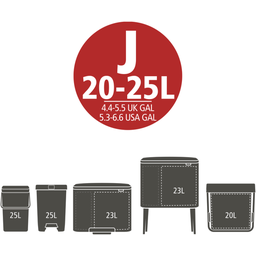 PerfectFit - Sacchetti per Bo Touch Bin, Dispenser - 20-25 L (J) - 40 pz.